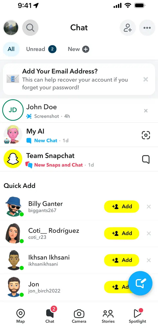 Versteckte Snapchat-Live-Aktivitäten | AppMsr